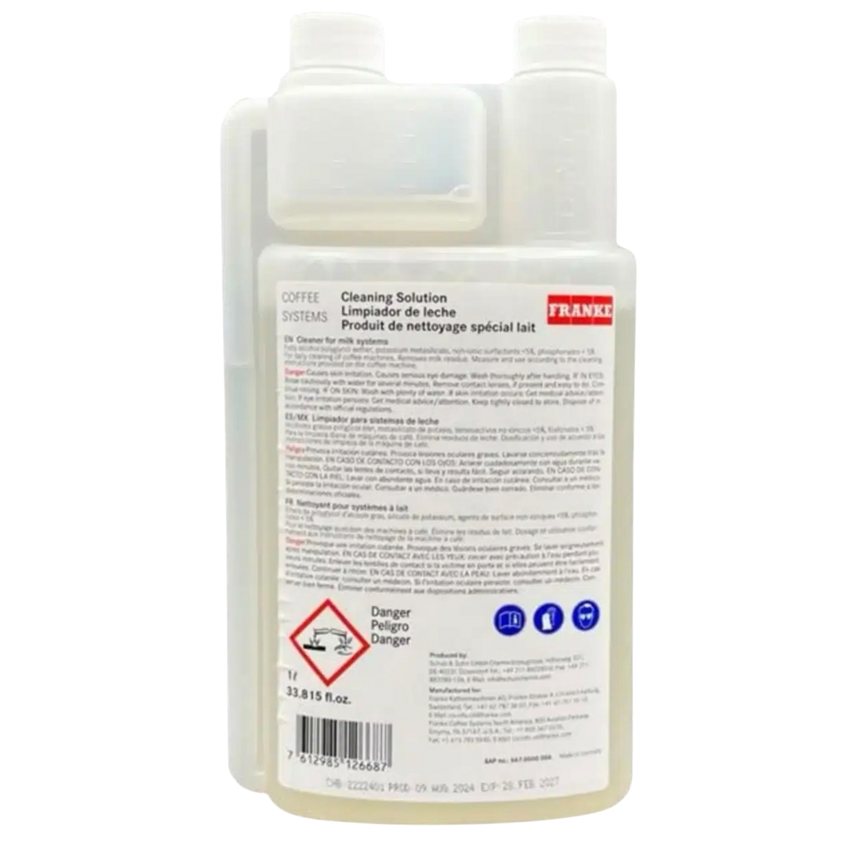 Franke Milk System Cleaning Detergent 33oz | ICONIK