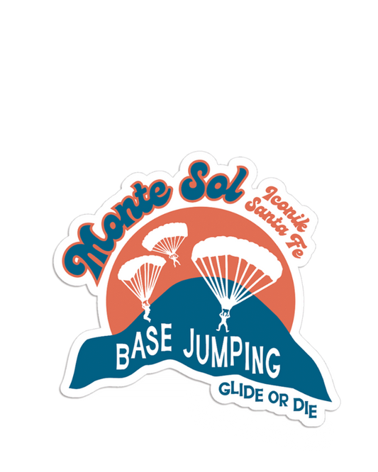 ICONIK Glide or Die Monte Sol Base Jumping Team Sticker